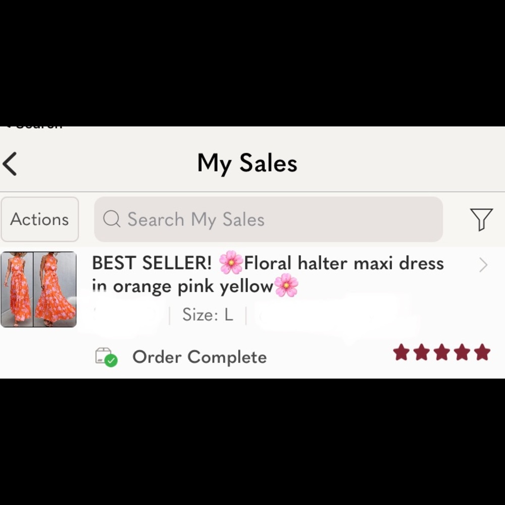 BEST SELLER! 🌸Floral maxi slip dress in orange/pink🌸    tunic colorblock flowy - Picture 2 of 7